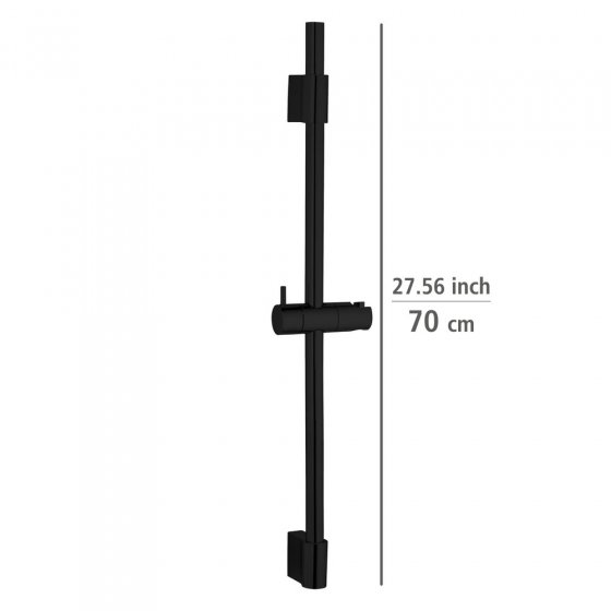 Duschstange Mod. Classic Schwarz 70 cm, 70 cm 