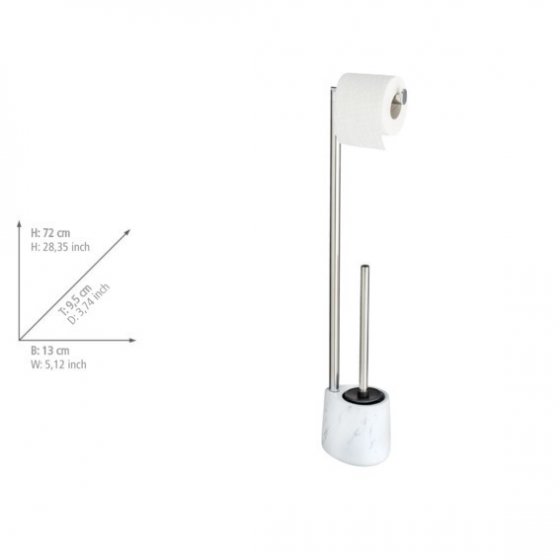 Stand WC-Garnitur Mod. Adrada Keramik, in moderner Marmor-Optik