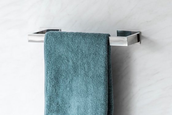 Turbo-Loc® Badetuchstange Uno Genova Shine 40 cm, Befestigen ohne bohren