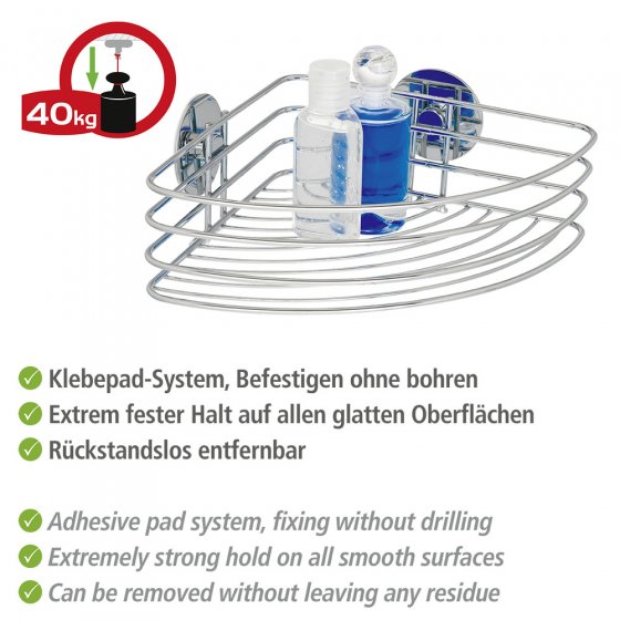 Turbo-Loc® Eckablage, Befestigen ohne bohren