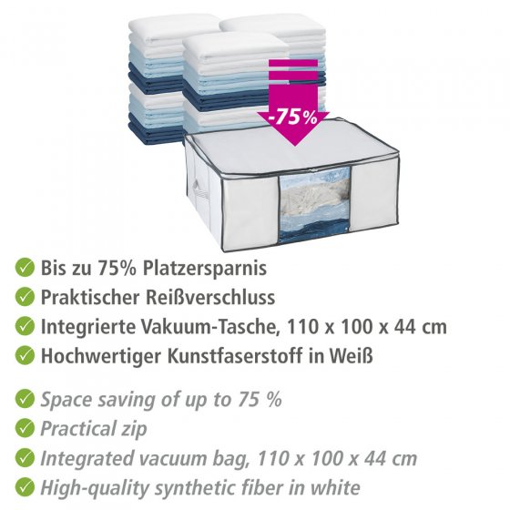 Vakuum Soft Box L, bis zu 75 % Platzersparnis