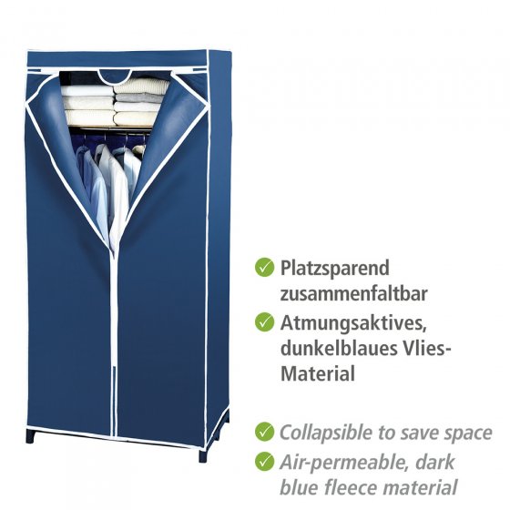 Kleiderschrank Air mit Ablage, Stoffschrank, Faltschrank
