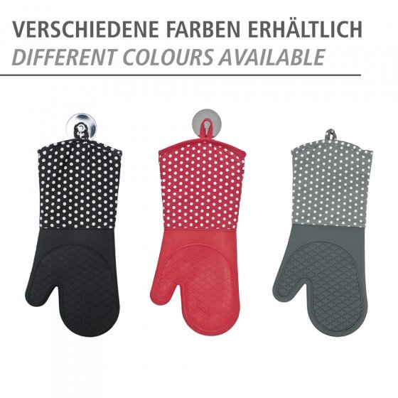 Topfhandschuhe Silikon Grau, 1 Paar