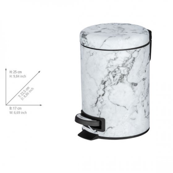 Kosmetik Treteimer Mod. Onyx, 3 Liter