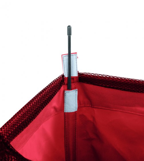 Wäschesammler Mod. Corno Rot, Wäschekorb, 43 l 
