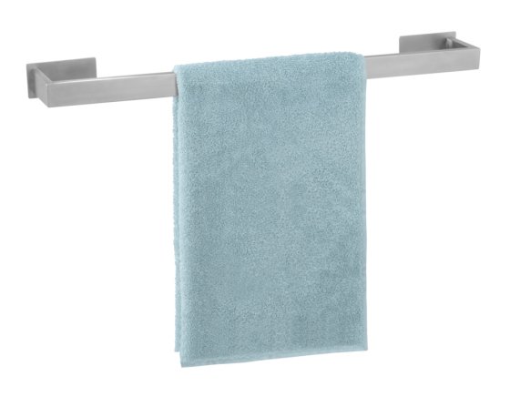 Turbo-Loc® Badetuchstange Uno Mod. Genova Matt 60 cm, Befestigen ohne bohren mit Klebepad-System 