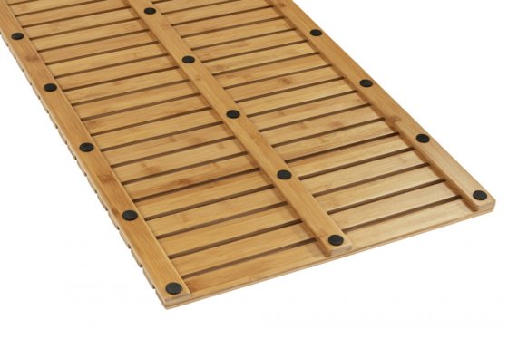 Baderost Mod. Indoor & Outdoor Bambus, 100 x 50 cm, für Dusche, Bad & Pool 