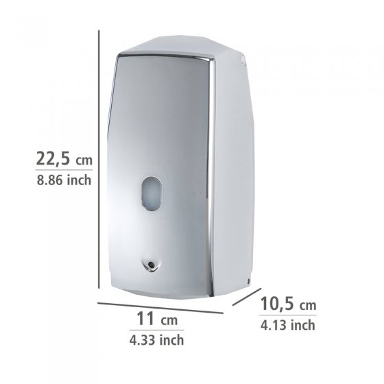 Infrarot Seifenspender Mod. Treviso Chrom 650 ml, automatischer Flüssigseifen-Spender, 650 ml