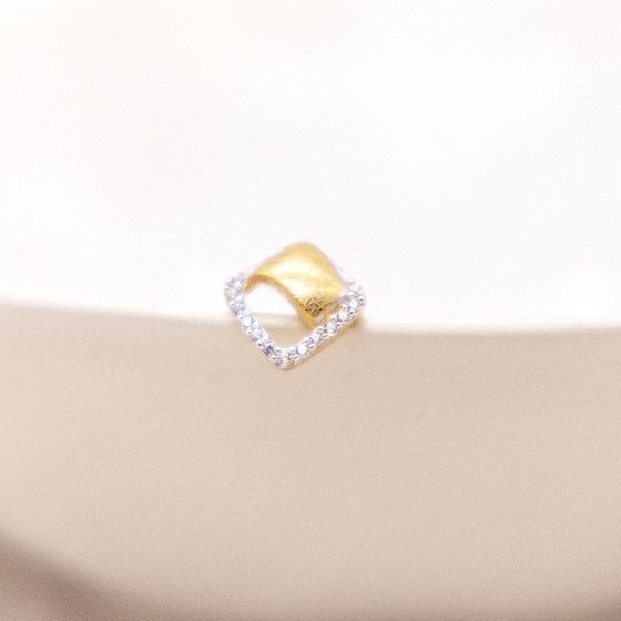 Ohrstecker 585 Gelbgold Zirkonia 