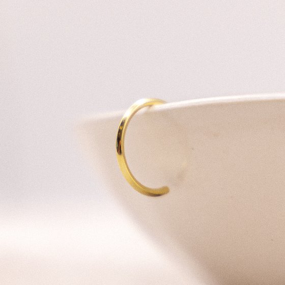 Ohrringe 333 Gold 17,5mm Durchmesser 