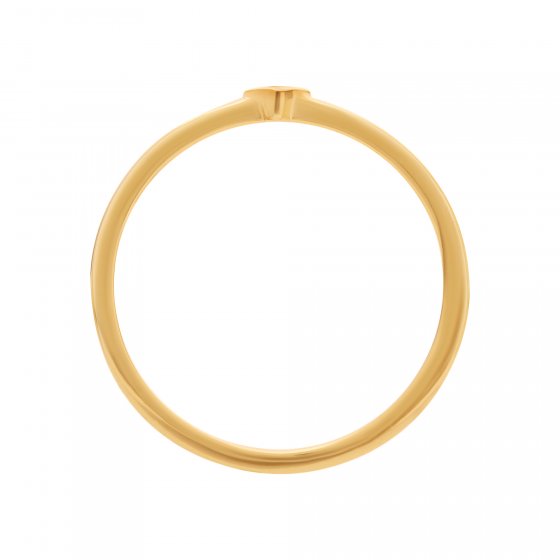 Ring 925 Silber vergoldet Zirkonia Raute 