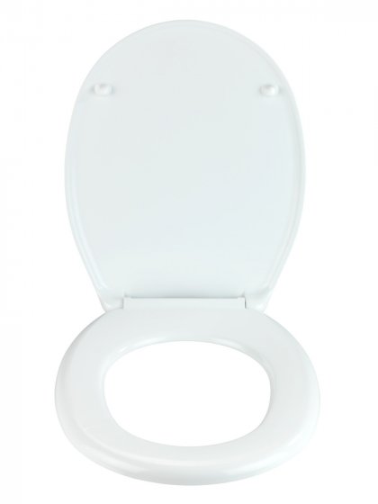 WC-Sitz Duroplast Mod. Tucson Weiß, Externe Easy-Close Absenkautomatik 