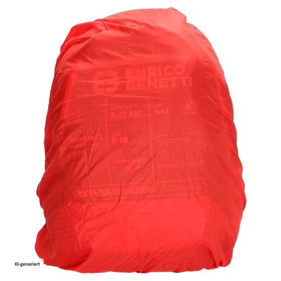 Rucksack Laptoptasche Blau-Rot 