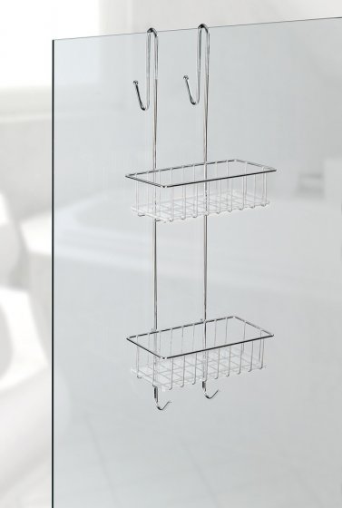 Duschcaddy Mod. Aldo 2 Etagen Edelstahl, rostfrei