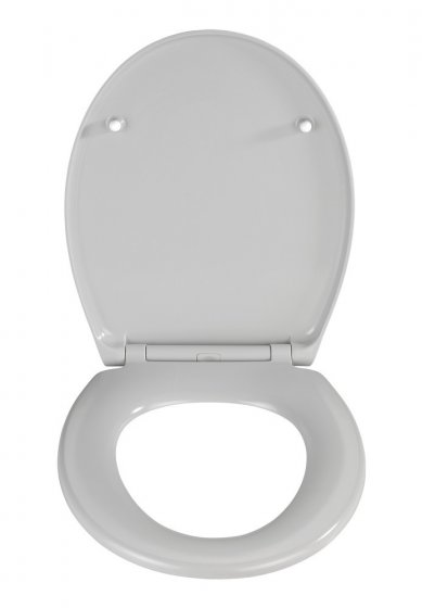 Premium WC-Sitz Mod. Samos Concrete Grey, aus antibakteriellem Duroplast