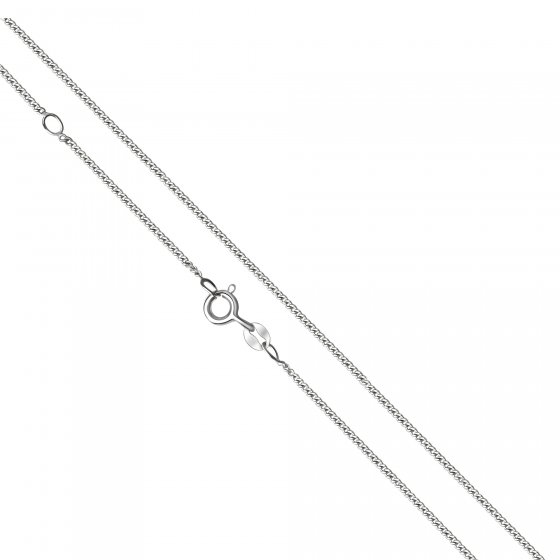 Halskette Weißgold 585 Panzerkette mit einer Länge von 45/42cm 