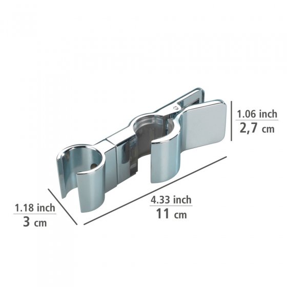 Brausegleiter Mod. Metall Chrom, zum Klemmen 