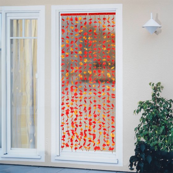 Blättervorhang Indian Summer, schützt vor Insekten & Blicken 