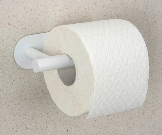 Turbo-Loc® Toilettenpapierhalter Mod. Orea White matt, aus rostfreiem Edelstahl 