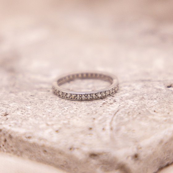 Ring Gold 375 Zirkonia weiß 