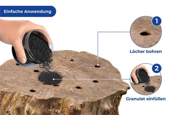 Wurzel-weg 300 g, 3er Set, Wurzelentferner 