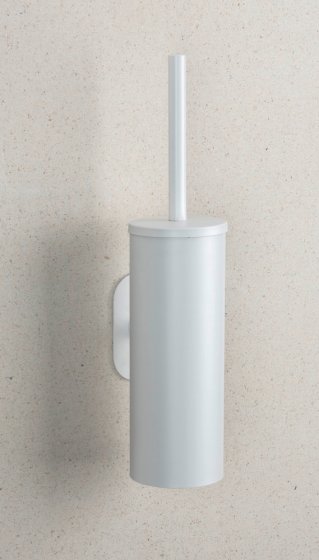 Turbo-Loc® WC-Garnitur Mod. Orea White matt, aus rostfreiem Edelstahl 