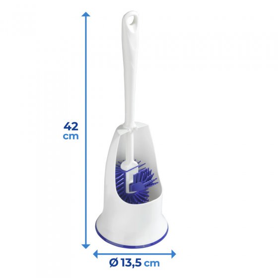 WC-Hygiene-Garnitur, Lila, 2er set, mit Randbürste 