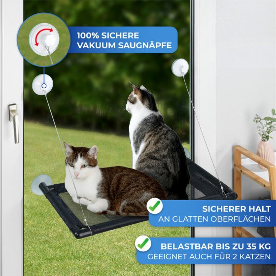 Katzen-Hängematte XXL, für bis zu 2 Katzen 