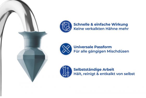 Entkalkungsset, 4-teilig, mit 2 x 125 ml Entkalkungsgel 