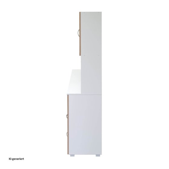 Küchenschrank Weiß Artisaneiche Blanca 