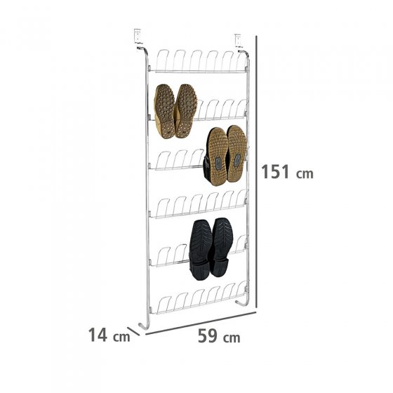Türregal für Schuhe, Platz für 18 Paar 