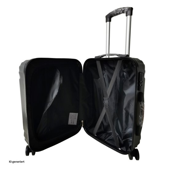 Hartschalenkoffer 4er-Set Mabell Schwarz 