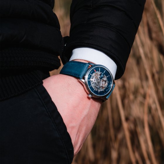 Herren Armbanduhr Edelstahl  Glänzend 24,5cm 