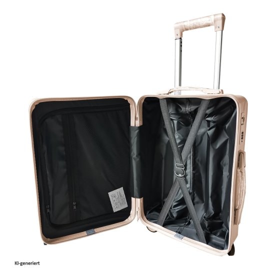 Hartschalenkoffer 2er-Set Leandra Rosa 