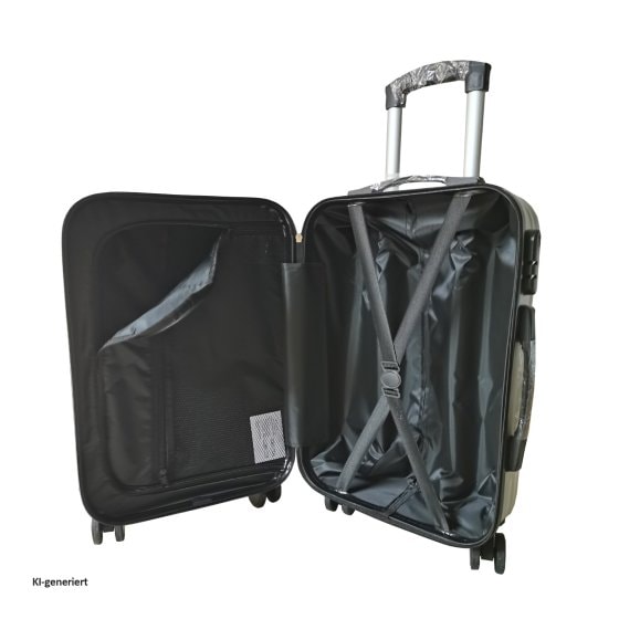 Hartschalenkoffer 4er-Set Frenzi Silber 