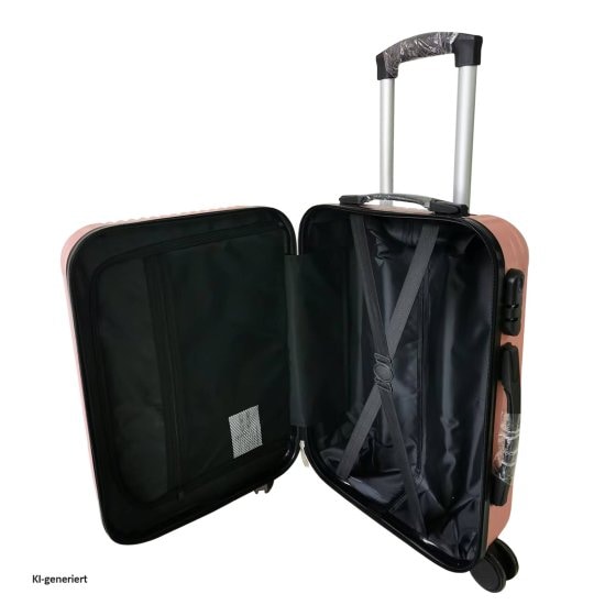 Hartschalenkoffer 2er-Set Frenzi Rosegold 