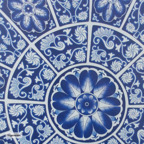 Tisch und 2 Stühle Marocco Blau 