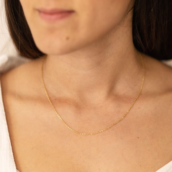 Halskette Gold 333 Ankerkette mit einer Länge von 42cm 