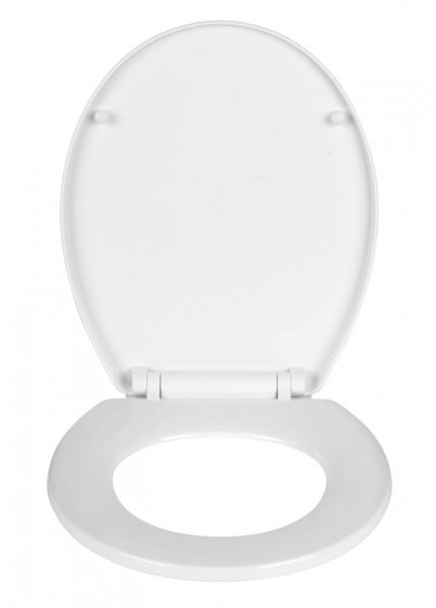 WC-Sitz Mod. Luri, weiß, Thermoplast, 35.5x43 cm, mit Easy-Close Absenkautomatik 