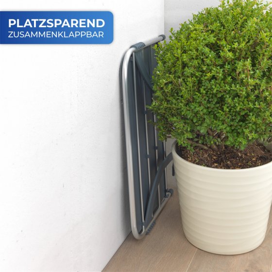 Balkon-Hängetisch 2in1, nutzbar als Wäschetrockner 