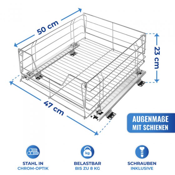 Schrankauszug Mod. Maxi, ausziehbare Ablage 