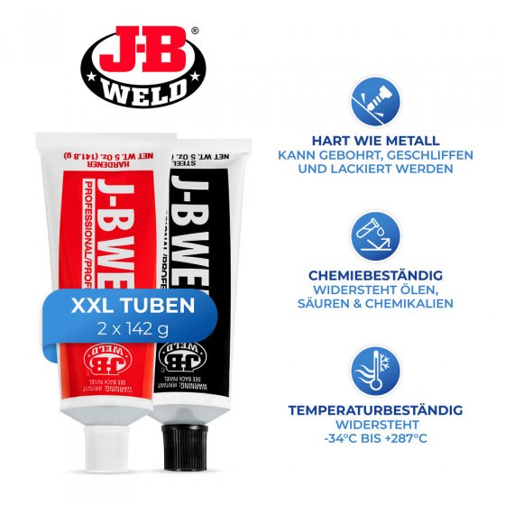 2-Komponenten-Kleber Mod. Industro, 2 XXL-Tuben, klebt dauerhaft alles, superfest 