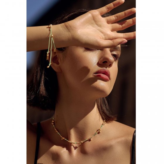 Armband 925 Sterling Silber vergoldet Glänzend 25cm 