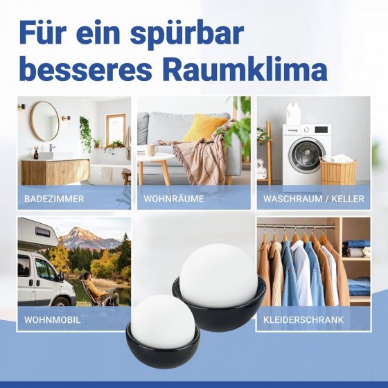 Luftbefeuchter Mod. Rondo 2er Set, dekorativ und dezent