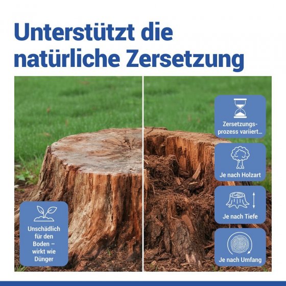 Wurzel-weg 1500 g, Wurzelentferner, beschleunigt Zersetzungsprozess 