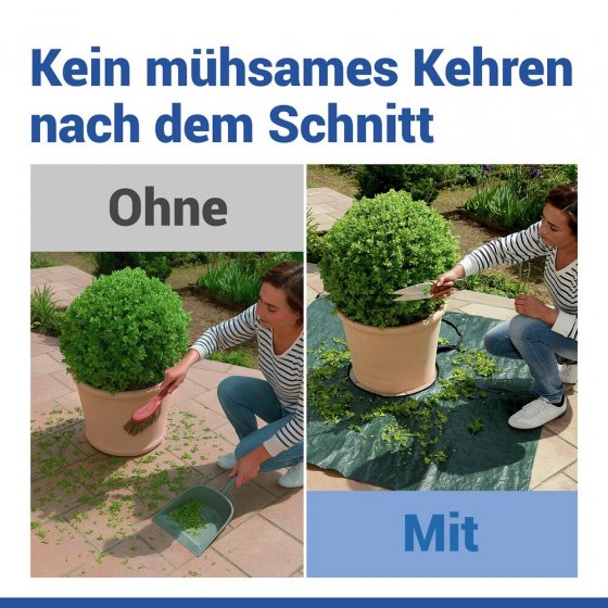 Multi-Plane Mod. Profi, Gartenplane zum Auffangen von Schnittgut 