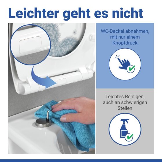 WC Sitz Mod. Astera, Toilettendeckel mit Motiv und Absenkautomatik 