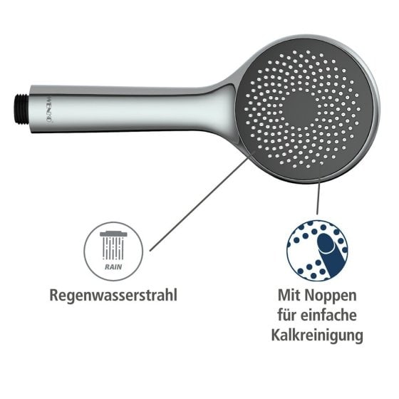Duschkopf Ø 9,6 cm, aus Kunststoff 