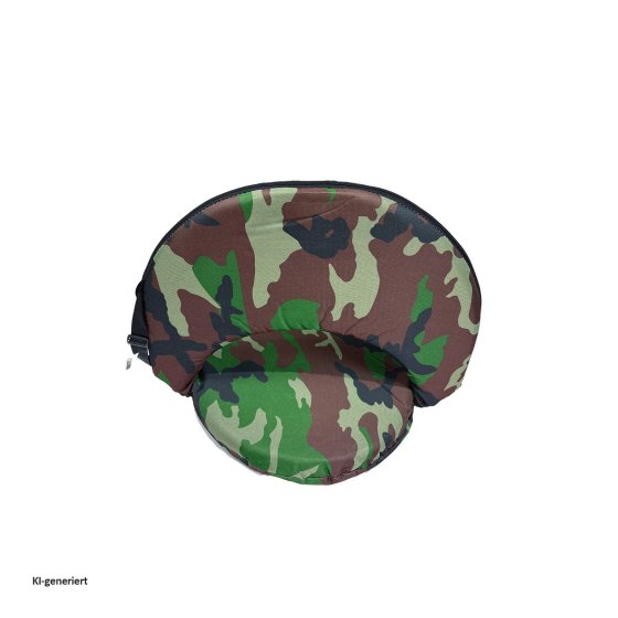 Bodensessel Camouflage Verstellbar Bodenstuhl Tarnmuster bis 150 kg 