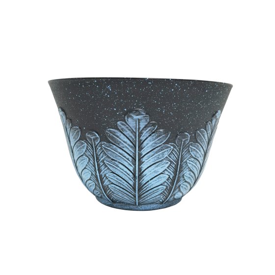 Blumentopf Nessa Feder Blau 3er-Set 